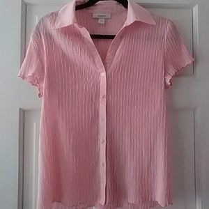 Dressbarn Pink Short Sleeve Top